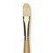 Raphaël D'Artigny Interlocked White Bristle Brush - Filbert, Long Handle, Size 18